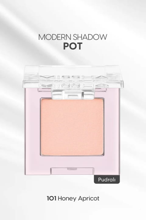 Missha سایه چشم تکی مات با بافت پودری Modern Pot (101 Honey Apricot)