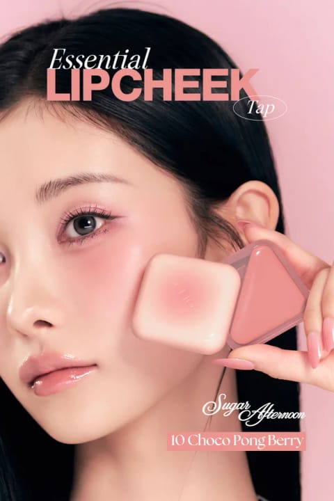 CLIO بالم براق رنگ‌دهنده لب و گونه Essential Lipcheek Tap (10 Choc...)