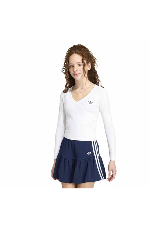 سویشرت آستینبلند بچگانه adidas مدل SLIM MINI RIB WRAP KR1038
