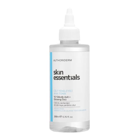 Authoriderm تونیک لایهبردار AHA بازسازیکننده پوست ۲۰۰ میلیلیتر