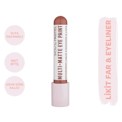 Show by Pastel Multi-Matte Eye Paint ضدآب سایه و خط چشم مات مایع 85 Say Less