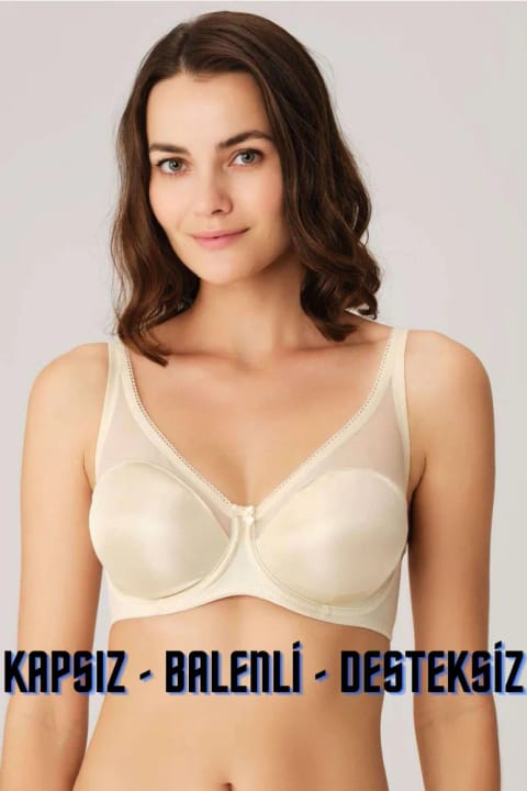Anıl Lingerie سوتین زنانه ساتن بدون فنر، بدون کاپ، بدون اسفنج