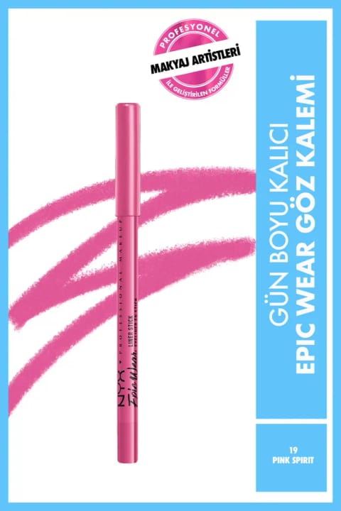 مداد خط چشم NYX Professional Makeup Epic Wear - Pink Spirit - صورتی