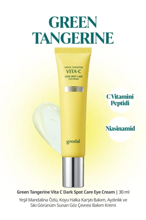 کرم دور چشم گودال ضد تیرگی و روشن‌کننده Green Tangerine Vita-C