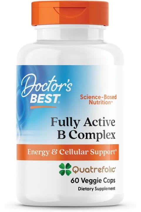 Doctor's Best Fully Active B Complex - 60 کپسول گیاهی