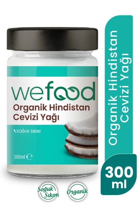 روغن نارگیل ارگانیک وِفود 300 میلیلیتر (فشرده سرد)