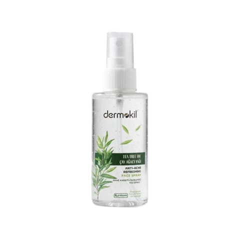Dermokil اسپری تونیک صورت ضد آکنه روغن درخت چای ۵۰ میلی‌لیتر