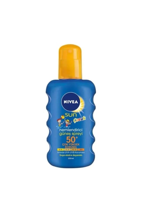 NIVEA SUN Kids Caring اسپری ضدآفتاب کودکان 50+ 200ml