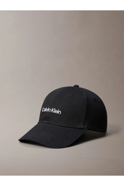 کلاه Calvin Klein مردانه لوگودار مشکی مدل روزمره ۱