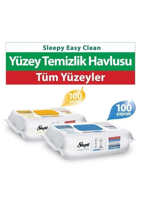 Sleepy Easy Clean سطح پاک کن با صابون عربی ۱ عددی + سفیدکننده ۱ عددی