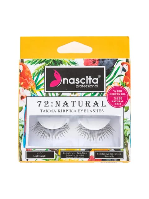 مژه مصنوعی Nascita با ظاهر طبیعی و %100 الیاف واقعی NASEYE000072