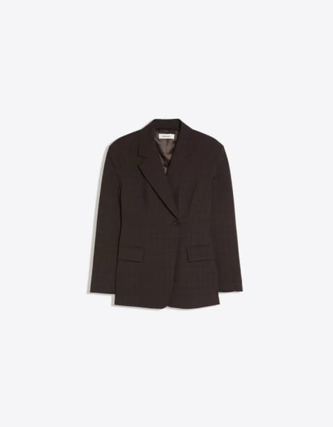 Bershka کت بلزر چهارخانه اسلیم