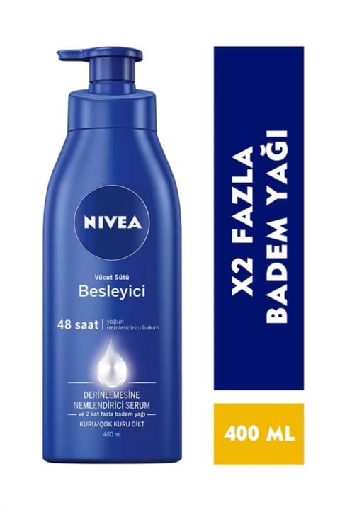 NIVEA لوسیون بدن مغذی با مراقبت آبرسانی شدید 400 میلی‌لیتر