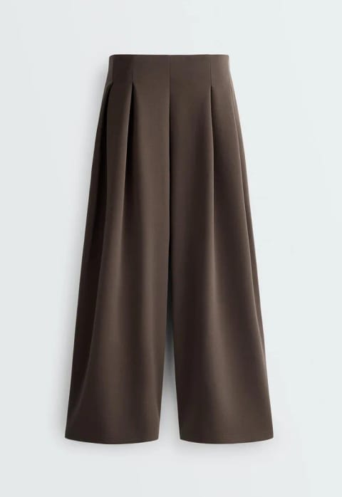شلوار پیکه نخی Wide-leg
