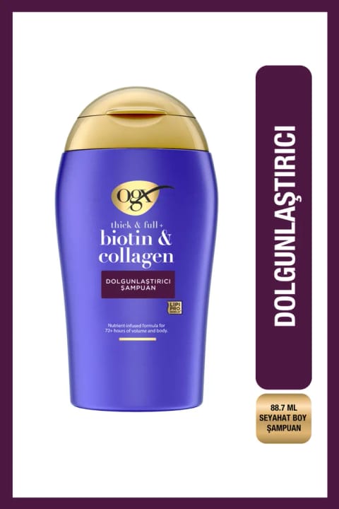 OGX شامپو حجمدهنده بدون سولفات Biotin & Collagen 88 میلیلیتر