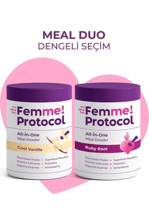 فمه پروتکل Meal Duo انتخاب متعادل: Cool Vanilla + Ruby Root