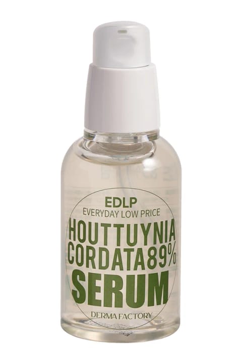 DERMA FACTORY سرم مرطوبکننده و تسکیندهنده حاوی ۸۹٪ Houttuynia Cordata