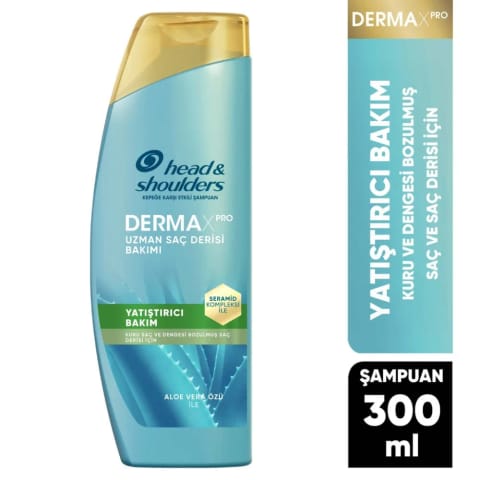 هد اند شولدرز DermaXPro شامپو ضد شوره تسکیندهنده با عصاره آلوئهورا و سرامید ۳۰۰ میلیلیتر