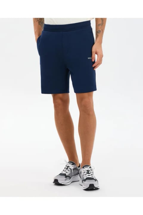 SKECHERS مردانه شلوارک فلانس سویشرت سرمه‌ای S2610092-0505