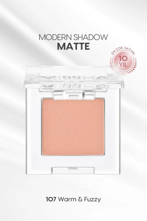 Missha سایه چشم تکی مات با بافت نرم و بدون پودرپاشی Modern Shadow Matt — 107 Warm Fuzzy