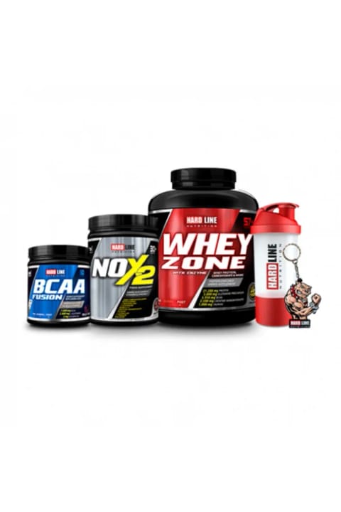 Hardline Whey Zone 2300 گرم BCAA Fusion Green Apple Nox 2 ترکیبی