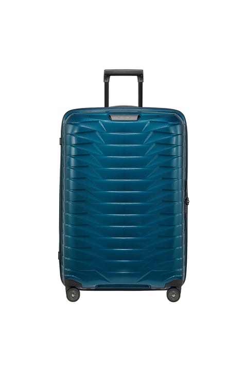 چمدان بزرگ Samsonite Proxis چرخدار ۴ چرخ آبی نفتی ۷۵ سانتیمتری