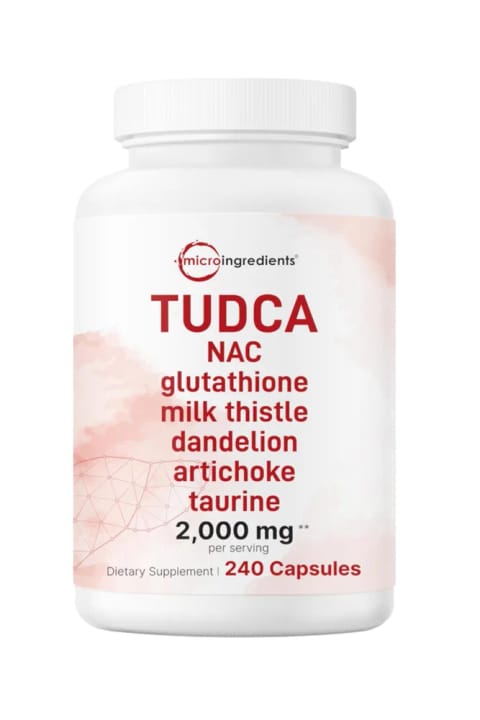 Micro ingredients TUDCA 2,000mg Bile Salts 240 Cap - فرمول قدرتمند 7-in-1 ...
