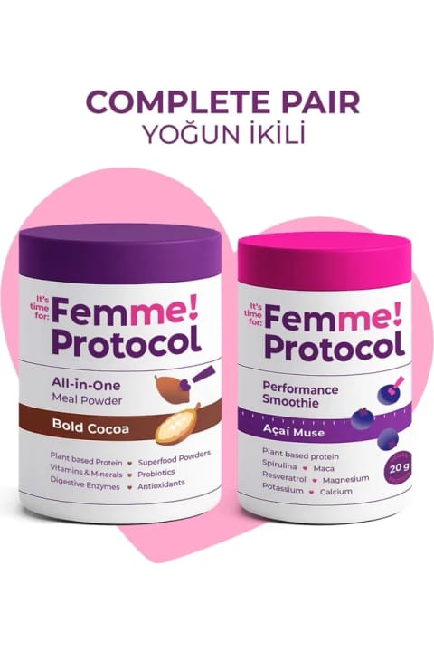 Femme Protocol Complete Pair Intensive Duo: Bold Cocoa + Acai Muse