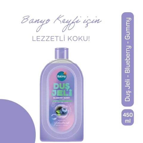 Balmy دوش ژل بلوبری شکری 450ml