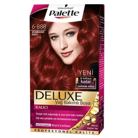 Palette Deluxe رنگ مو 6-888 قرمز پاییزی