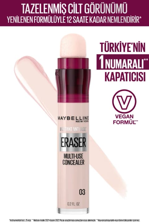 Maybelline New York Instant Anti Age Eraser کانسیلر 03 Fair