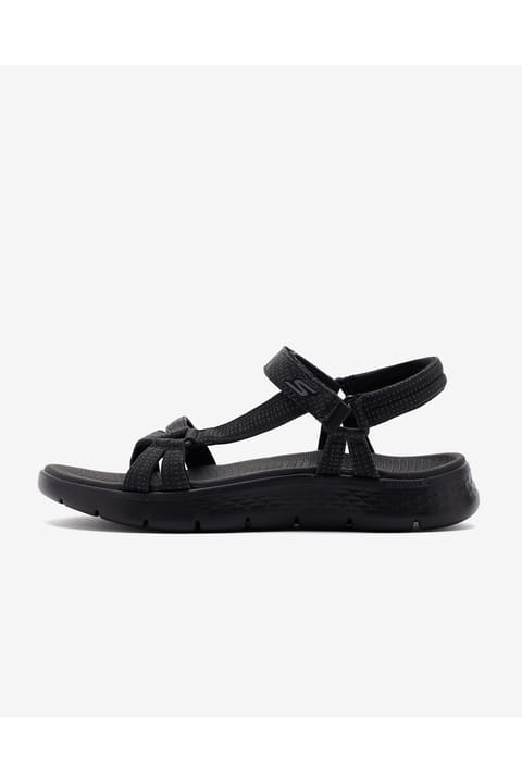 صندل زنانه SKECHERS GO WALK FLEX SANDAL - SUBLIME مشکی 141451 BBK