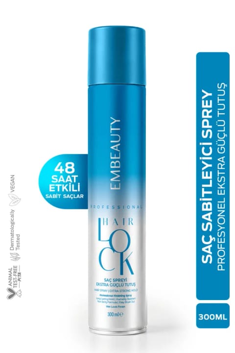 اسپری حالت دهنده مو Embeauty Hair Lock با تثبیت فوق العاده قوی