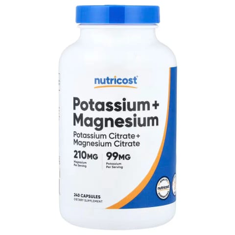 Nutricost Potassium Citrate + Magnesium Citrate 240 کپسول
