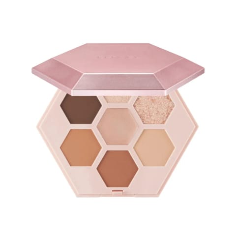 Elroel Barely Mood سایه چشم پالت ۰۱ Brown Mauve