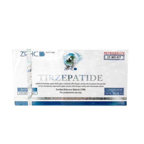 Zphc Tirzepatide 25 mg کیت ۵ ویال × ۵ mg