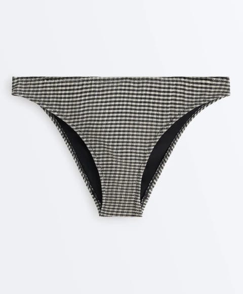 Classic mini check bikini briefs
