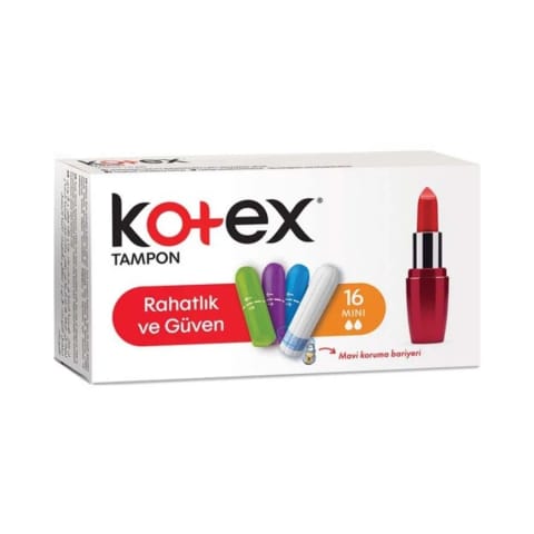 Kotex تامپون مینی ۱۶ عددی