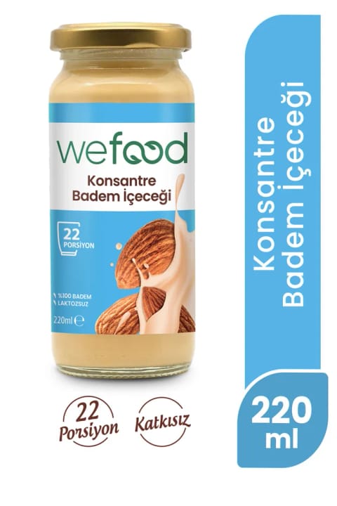 Wefood غلیظ بادام (100% بادام) 220 گرم