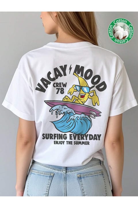 تیشرت طرح‌دار Unisex Vacay Mood uyguntarz
