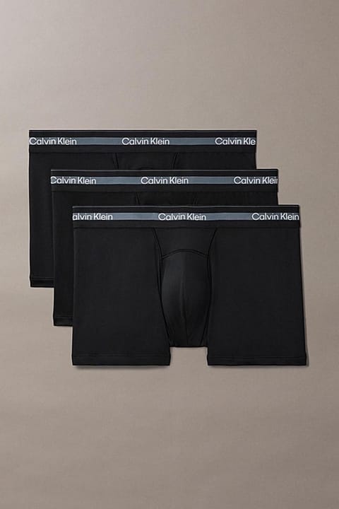 باکسر مشکی مردانه Calvin Klein با لوگوی برند مناسب استفاده روزمره