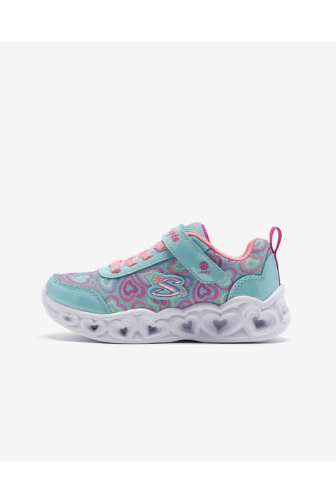 SKECHERS HEART LIGHTS - BOOGIE LOVE کفش اسپرت چراغدار سبز دختر بچه بزرگ