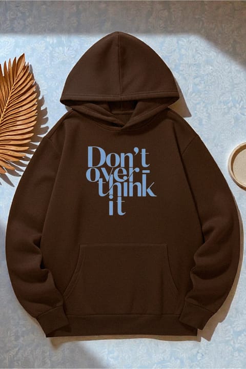 سویشرت یونیسکس uyguntarz طرح DONT OVER THINK