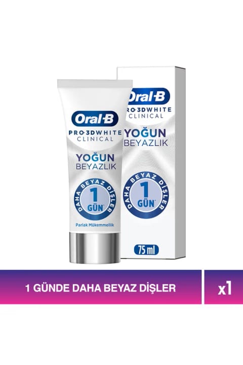 خمیردندان Oral-B Pro 3D White Clinical Intensive Whitening 75 میلی‌لیتر