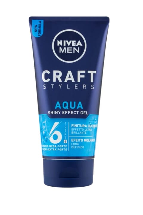 NIVEA Men Aqua ژل حالت‌دهنده مو با ظاهر خیس ۱۵۰ میلی‌لیتر