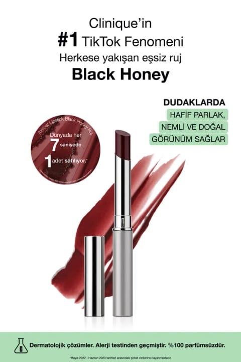 رژ لب Almost Lipstick کلینیک - Black Honey 1.9g | ظاهری براق، مرطوب و طبیعی