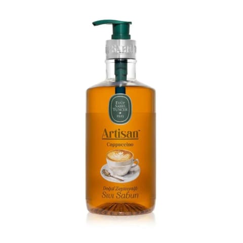 Eyüp Sabri Tuncer Artisan صابون مایع طبیعی با روغن زیتون کاپوچینو 600 میلیلیتر