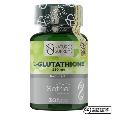 Nature's Supreme L-Glutathione 250 mg 30 Kapsül