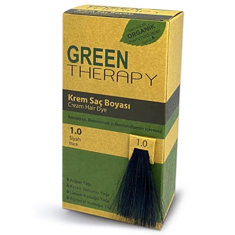 Green Therapy کرم رنگ مو 1.0 مشکی