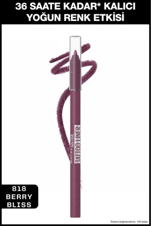 مداد چشمی ژله‌ای Tattoo Liner Maybelline New York - Berry Bliss - مِردوم